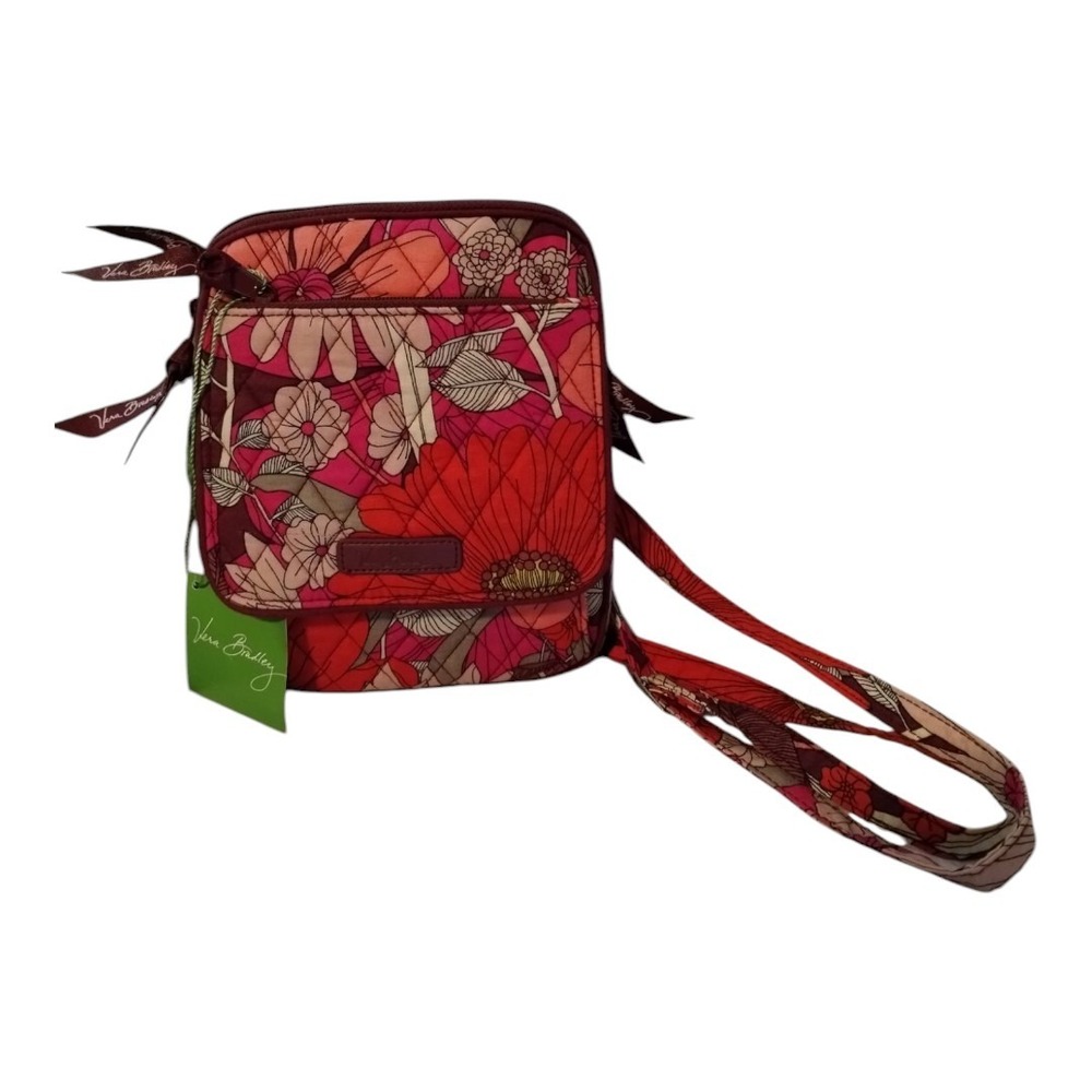 VERA BRADLEY Mini Hipster Bohemian Blooms Hobo Purse Crossbody‎ Floral Quilt
